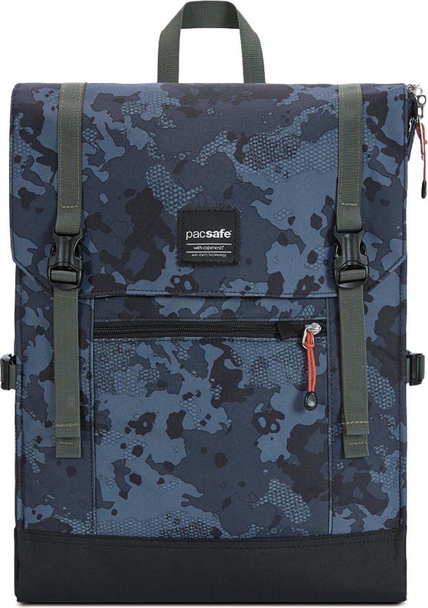 Pacsafe Slingsafe LX450-Anti diefstal Backpack-15 L-Grijs / Camouflage (Grey / Camo)