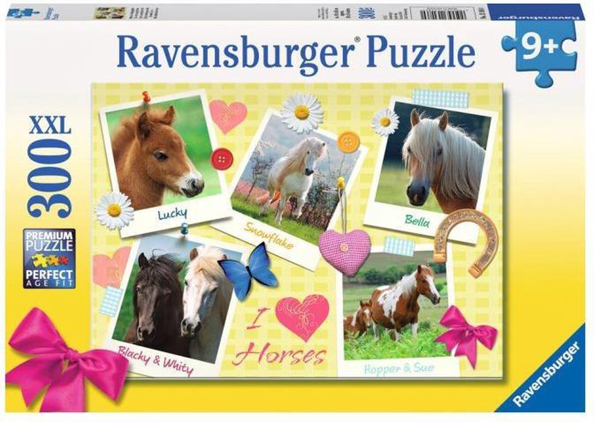 Ravensburger Mijn lievelingspaarden - Puzzel van 300 stukjes | bol.com