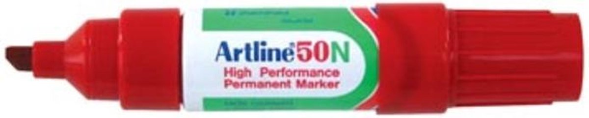 Permanent marker Artline 50 rood