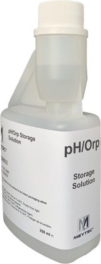 PH/ORP Bewaarvloeistof KCL - 3mol/l - 250ml| Bewaarvloeistof voor pH/ORP  meter en... | bol.com