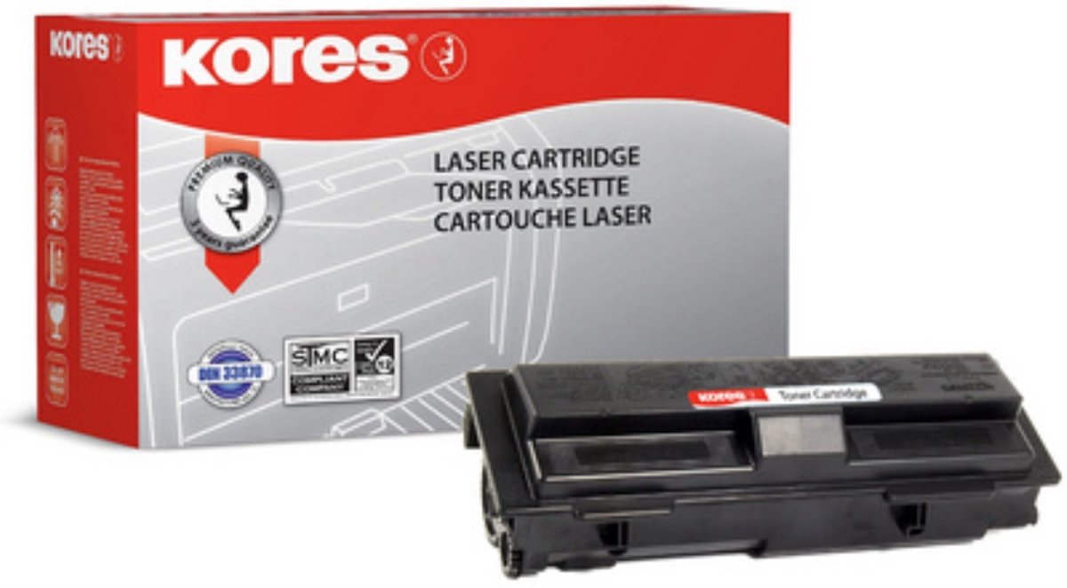 Kores Toner zwart, vervangt KYOCERA/mita TK-590K
