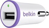 Belkin Universele Autolader - 5W/1A - Paars/Wit