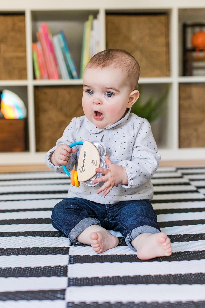 Hape - Baby Einstein - Mini Tamboerijn - vanaf 3 maanden — cadeau in Spellen & Speelgoed - foto 4