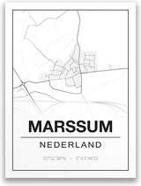 Poster/plattegrond MARSSUM - 30x40cm