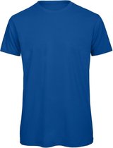 Senvi 5 pack T-Shirt -100% biologisch katoen - Kleur: Royal Blauw - L