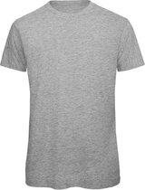 Senvi 5 pack T-Shirt -100% biologisch katoen - Kleur: Sport Grijs- S