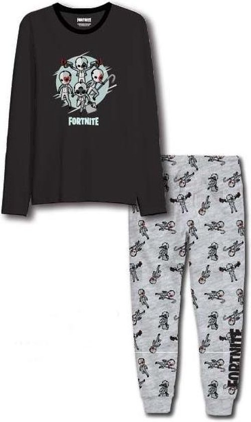 Fortnite Pyjama Zwart - 140 | bol.com
