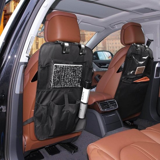 Acheter Organisateur de siège arrière de voiture avec support de tablette à  écran tactile, sac de rangement automatique, housse de protection du  dossier de siège, sac de rangement de voyage pour enfant