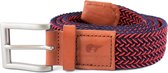 Gerecyclede Riem Robbie (Blauw en Bordeaux)