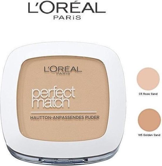L'Oréal Paris Match Compact Powder 9g - D5 Golden Sand - L’Oréal Paris