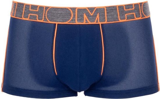 HOM - Heren - Bodyfit Trunk Boxershort - Blauw - M | bol.com