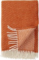 Klippan Velvet - Plaid - Wol - Klippan - Deken - Woon accessoire - Wollen deken -Terracotta - Oranje - Rust