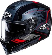 HJC RPHA 70 Coptic Mc1 Zwart Grijs Rood Integraalhelm - Motorhelm - Maat M