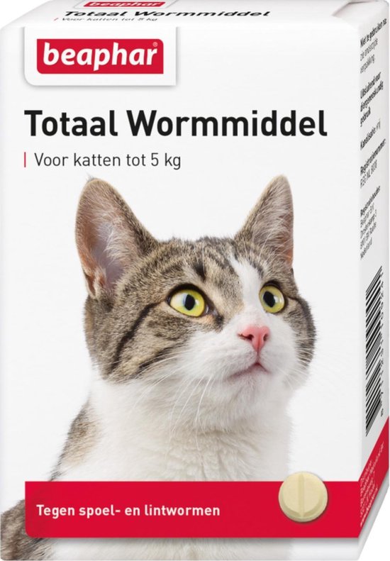 Beaphar Totaal Wormmiddel - Kat - 10 tabletten