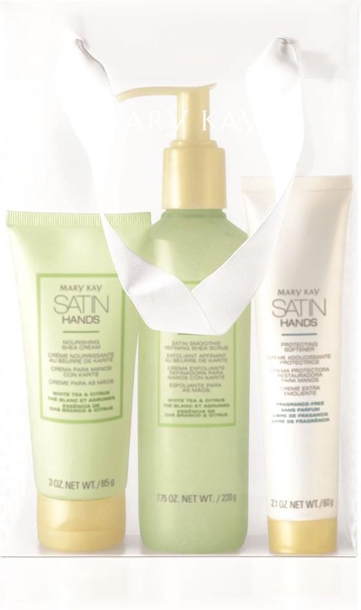 Mary Kay Satin Hands Pampering Set - White Tea & Citrus