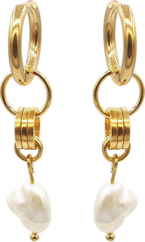 Boucles d'oreilles TABOO PEARL GOLD