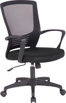 Chaise de bureau | Microfibre | Confortable | Métal | Noir