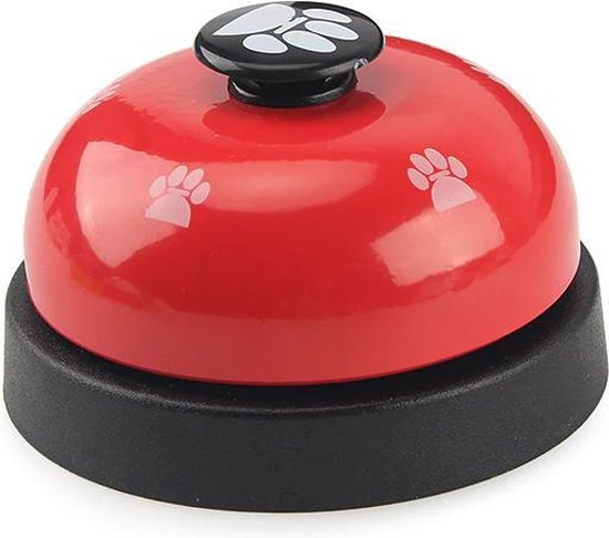 Knop Wijden Boos Hondenbel speeltje voor je hond - Rood Zwart - Bel voor honden -  Hondentraining -... | bol.com