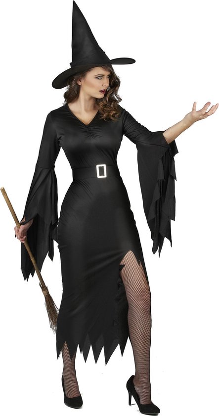 LUCIDA - Sexy zwart heksenkostuum voor vrouwen - L | bol.com