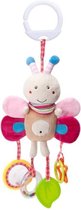 Zachte pluche knuffel in de vorm van een Bij (inclusief 2 warmtegevoelige babylepels cadeau!) - Bijtring - Baby speelgoed - Kraamcadeau -  Ontwikkeling voor de baby - Baby knuffel