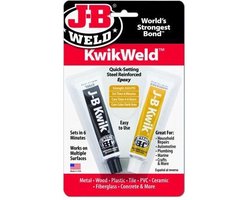 JB-Weld Kwikweld, snel uithardende Epoxy, vloeibaar staal