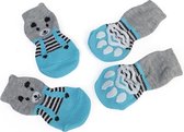 EPIN | 2 Paar katten sokjes | Sokken voor uw kat | Katten sokken | maat M | Anti slip