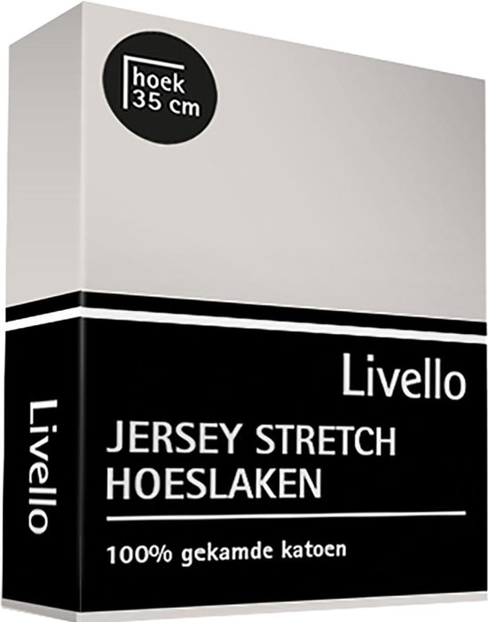 Livello Hoeslaken Jersey Light Grey 90x220