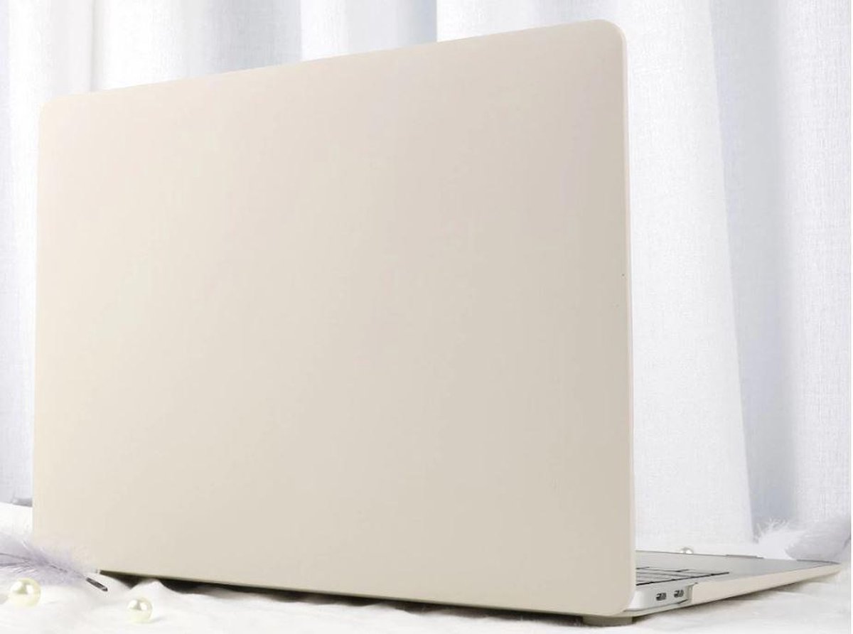 Macbook Pakket 3in1 voor Macbook Air 13 inch - Hard Case, Toetsenbord Cover en Anti Dust Plugs Wit - Metallic Koper Goud - Merkloos