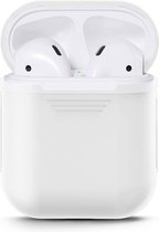 Airpods Silicone Case Cover Hoesje voor Apple Airpods - Wit