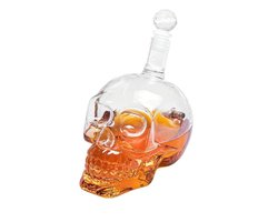 Skull head whiskey karaf - schedel karaf 700 ml - dood geschoten