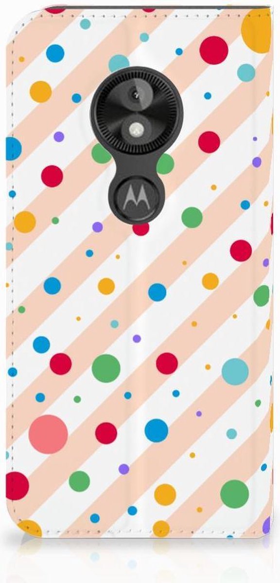 Motorola Moto E5 Play Hoesje met Magneet Dots