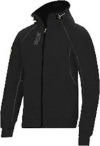 Snickers Zipped Logo Hoodie - Workwear - 2816 - zwart - maat M