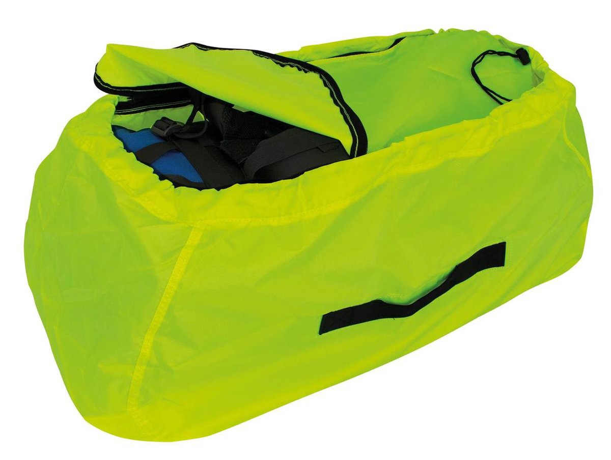 Eurotrail Regenhoes/flightbag voor backpack tot 55 liter Geel bol