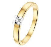 The Jewelry Collection Ring Diamant 0.05ct H Si - Goud