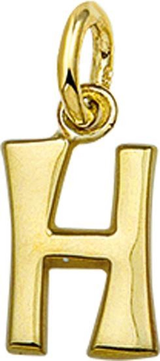 The Jewelry Collection Hanger Letter H - Goud