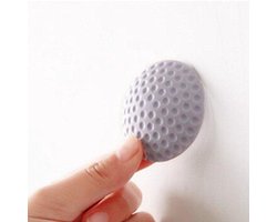 Geluiddempende muurbeschermer - wit - paars - blauw - roze - verhoog de waarde van uw woning - muurbeschermers - golfbal - Geluidsoverlast oplossing - Golf - Wonen - Deurklink geluiddemper - Stootkussentje - Deur dempers - Muur dempers - deurstopper