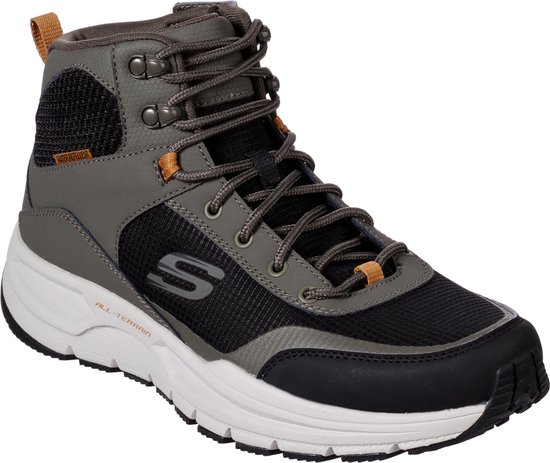 bol.com | Skechers Escape Plan 2.0 Woodrock Heren Wandelschoenen - Grijs -  Maat 43