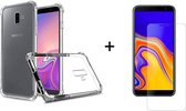 Samsung j6 plus 2018 hoesje shock proof case - Samsung galaxy j6 plus 2018 hoesje shock proof case transparant hoes cover hoesjes - 1x Samsung Galaxy J6 Plus 2018 Screenprotector S