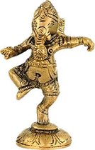 Ganesha dansend messing - 10 cm - 150 g - M