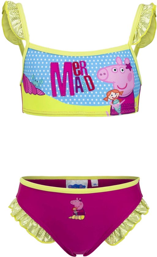 bol.com | Geel/roze bikini van Peppa Pig maat 104 (4)
