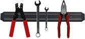 Magneetstrip voor messen - Voor gereedschap - Metaal -  Messenstrip - Messenhouder - Ophangsysteem - 33 cm
