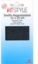 Restyle - Reparatiedoek Snelfix - Strijkbaar - 11 x 25 cm - Donker Blauwe Jeans