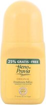 PROMO 5 stuks Heno De Pravia HENO DE PRAVIA ORIGINAL - deodorant - roller 50 ml