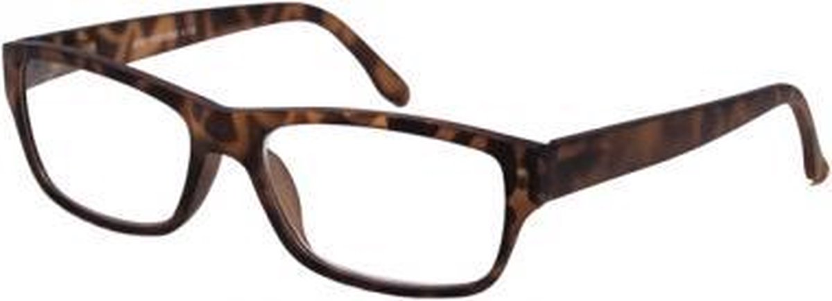 Leesbril donker havanna matt +3.0