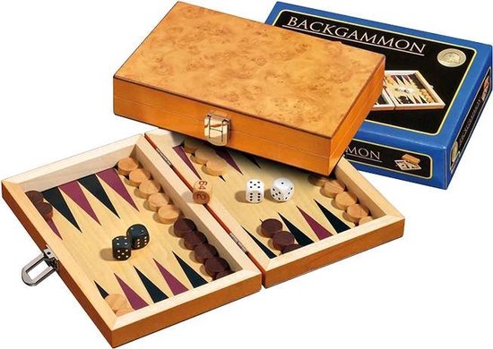 Bordspel: Philos Backgammon Korinth mini, van het merk Philos