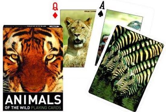 Afbeelding van het spel Animals of the Wild Speelkaarten - Single Deck