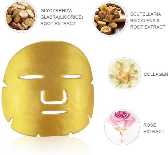 24K Gold Collagen Facial Mask - Gold Collagen