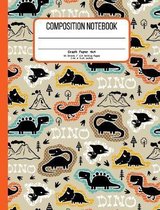 Composition Notebook Graph Paper 4x4 55 Sheets 110 Writing Pages 7.44 x 9.69 Inches