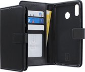 Samsung Galaxy M20 Bookcase hoesje - CaseBoutique - Effen Zwart - Kunstleer