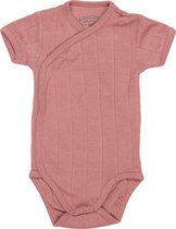 Lodger Rompertje Baby - Romper Solid - Lichtgrijs - Korte mouw - 68